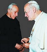 Pope John Paul II and Fr. John A. Hardon, S.J.