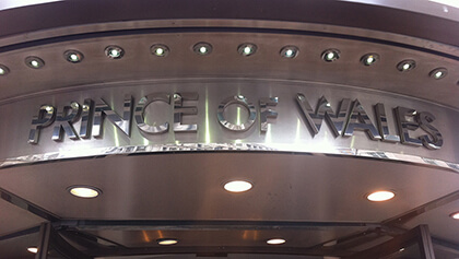 Prince of Wales Theatre production shot